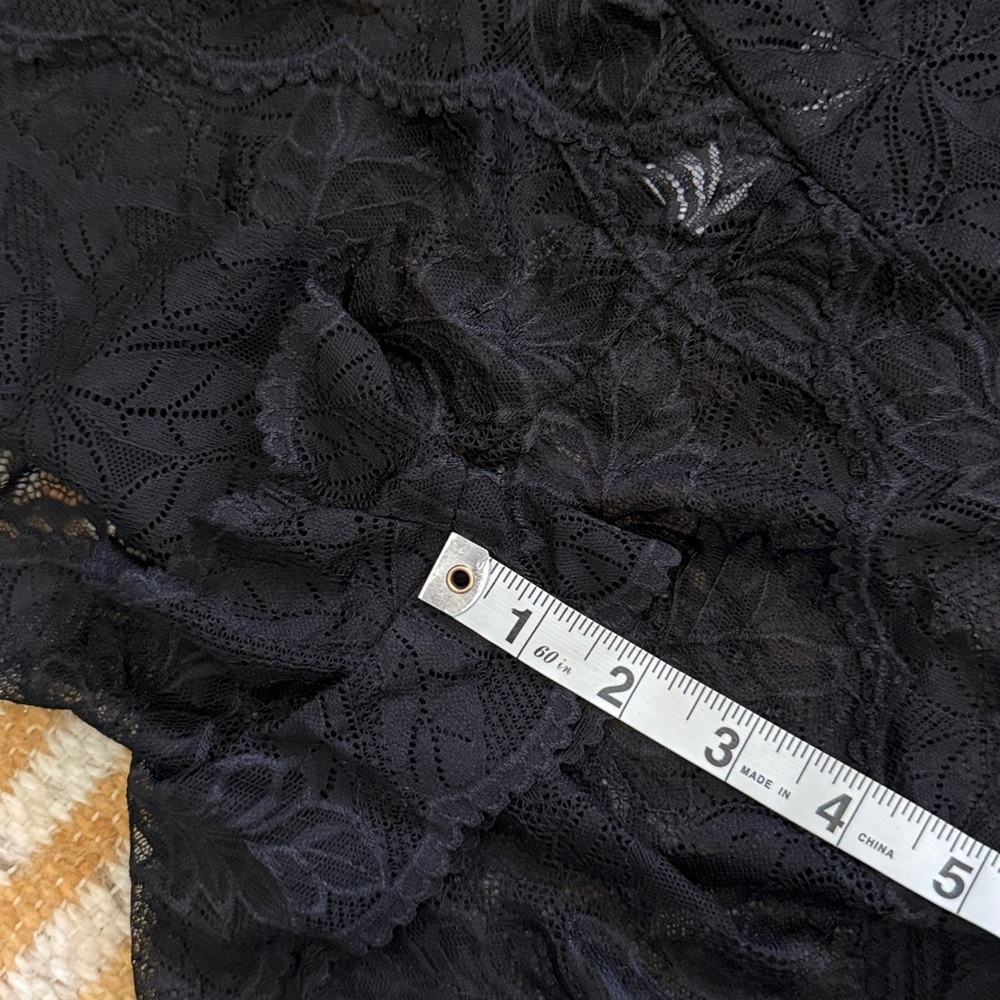 JETTE Black Lace Lingerie Romper - Picture 7 of 10